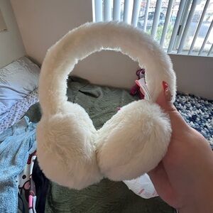 Mixit White Over-Ear Plush Headphones
